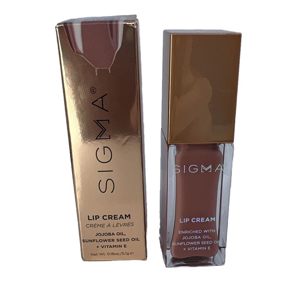 Sigma Beauty Lip Cream In Begonia Full Size 0.18oz NIB - Picture 9 of 10